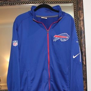 Buffalo Bills Blue Zip Running Jacket Nike (S)